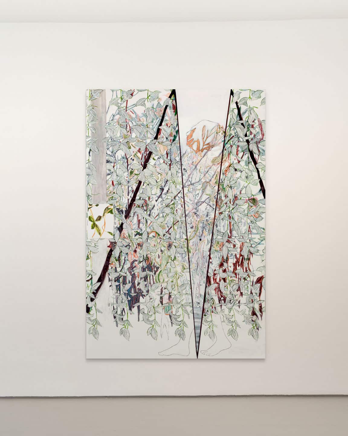  Alex Fischer, Season V 72×42 inch oil and acrylic on pine